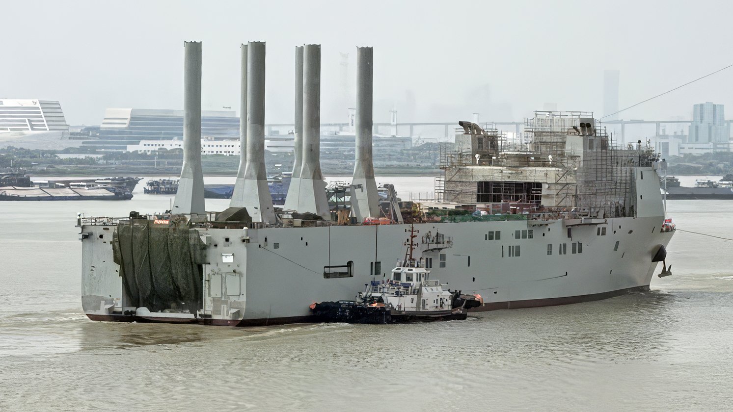China has built a second submarine drone mothership.